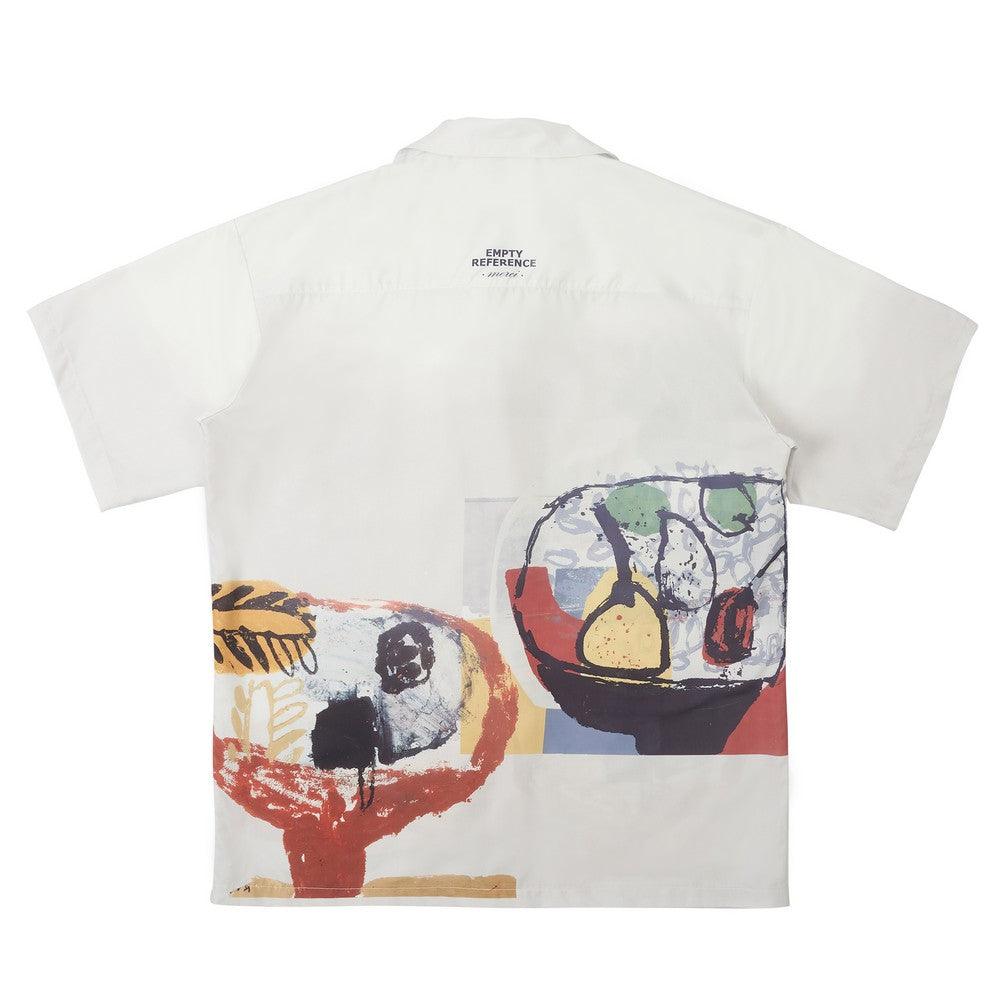 Empty Reference Watercolor Still Life Cuban Shirt