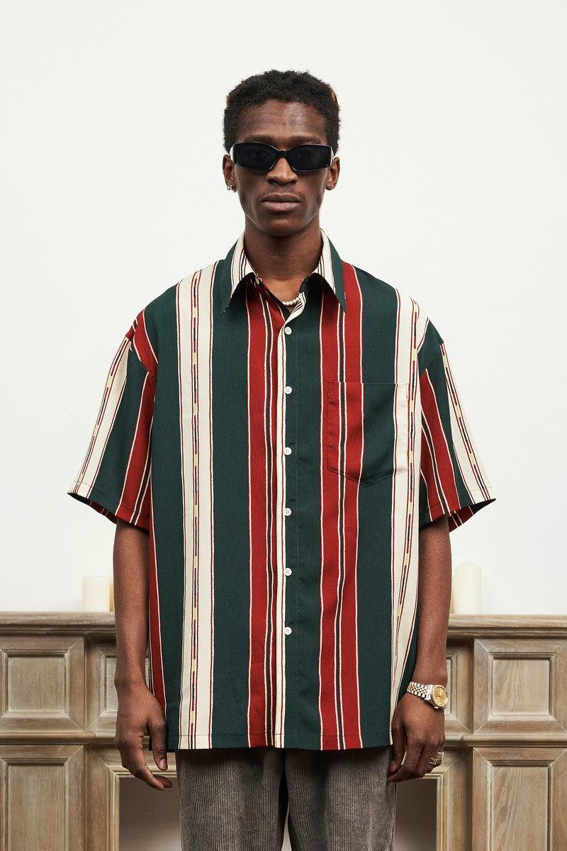 Empty Reference Striped Retro Shirt