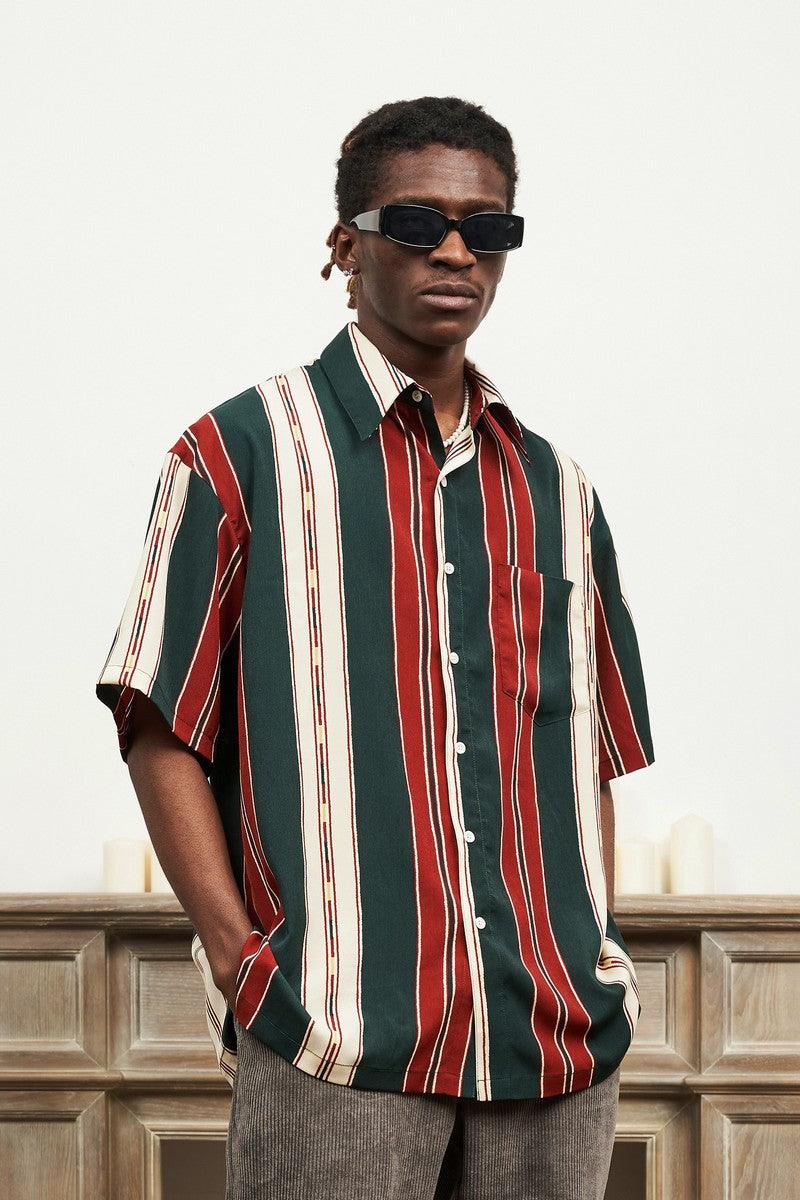 Empty Reference Striped Retro Shirt