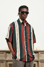 Empty Reference Striped Retro Shirt