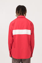 Empty Reference Swiss Half Open Collar L/S Shirt