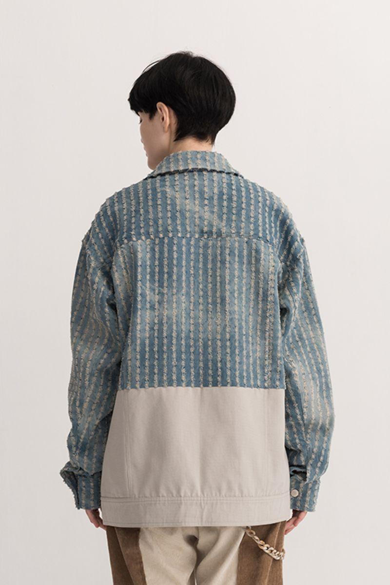 Empty Reference Washed Loose Jeans Jacket