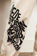 Empty Reference Redemption Corduroy Straight Trousers