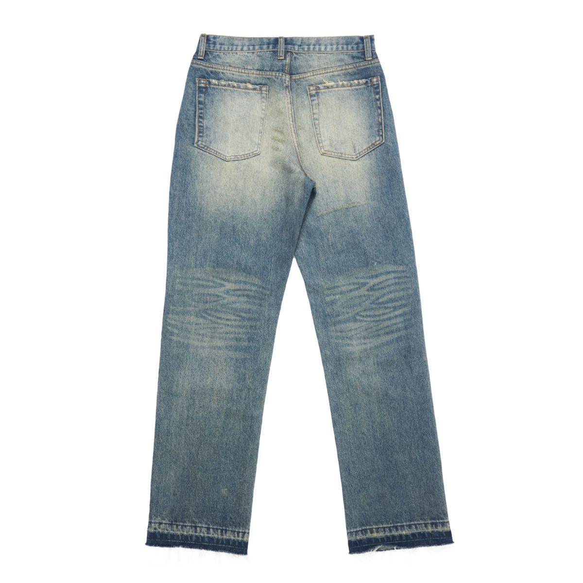 Empty Reference Retro Distressed Washed Jeans