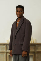 Empty Reference Woolen Stitched Blazer