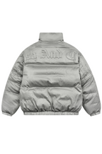 Embossed Gothic Logo Down Jacket - EU Only