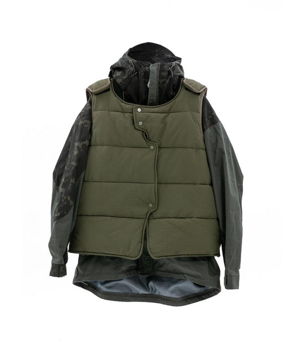 Error Code Stitched Vest Tactical Camo Jacket