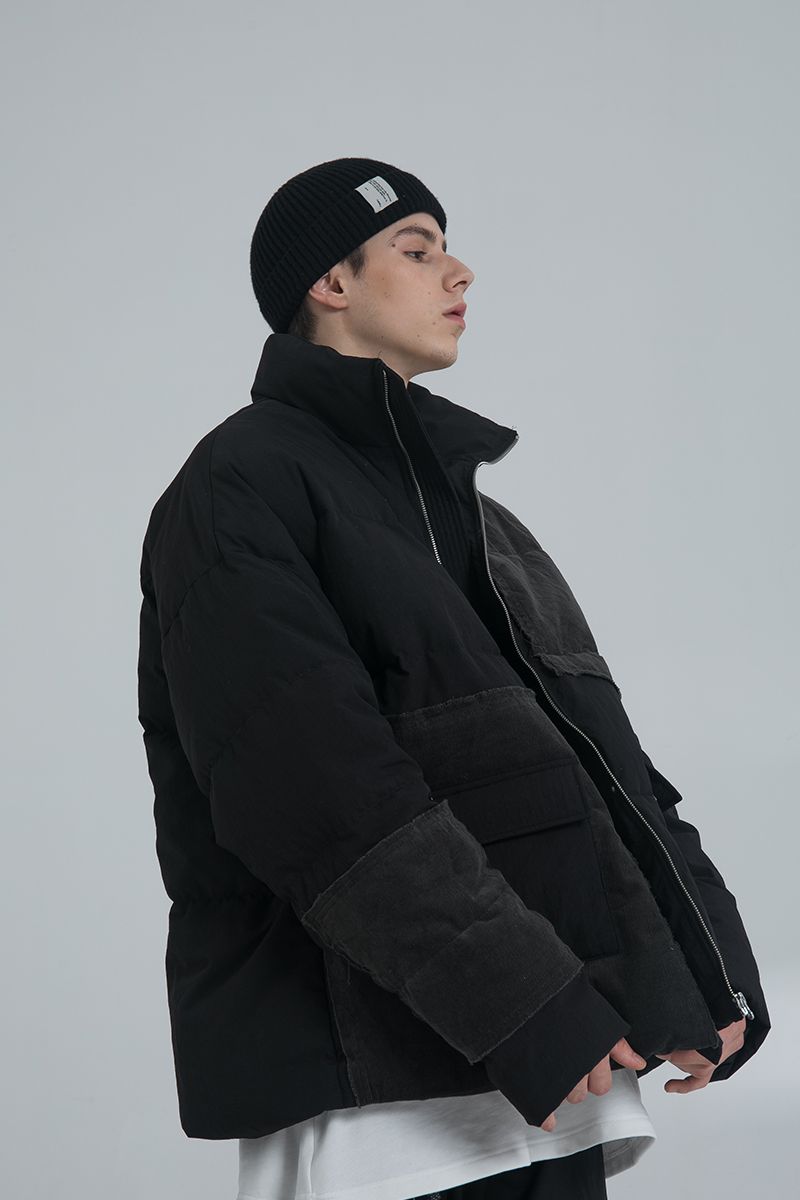THINGY Corduroy Patch Down Jacket