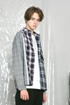 Observer Lab Checkered Stitching L/S Shirt