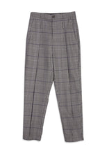 Mix7 Retro Plaid Straight Trousers