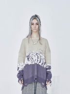 H/C Snow Mountain Ripped Sweater - UK Only