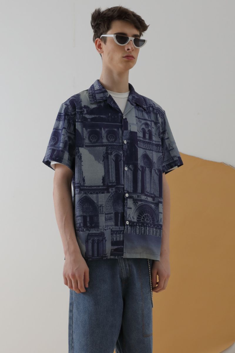Mix7 Notre Dame Cuban S/S Shirt