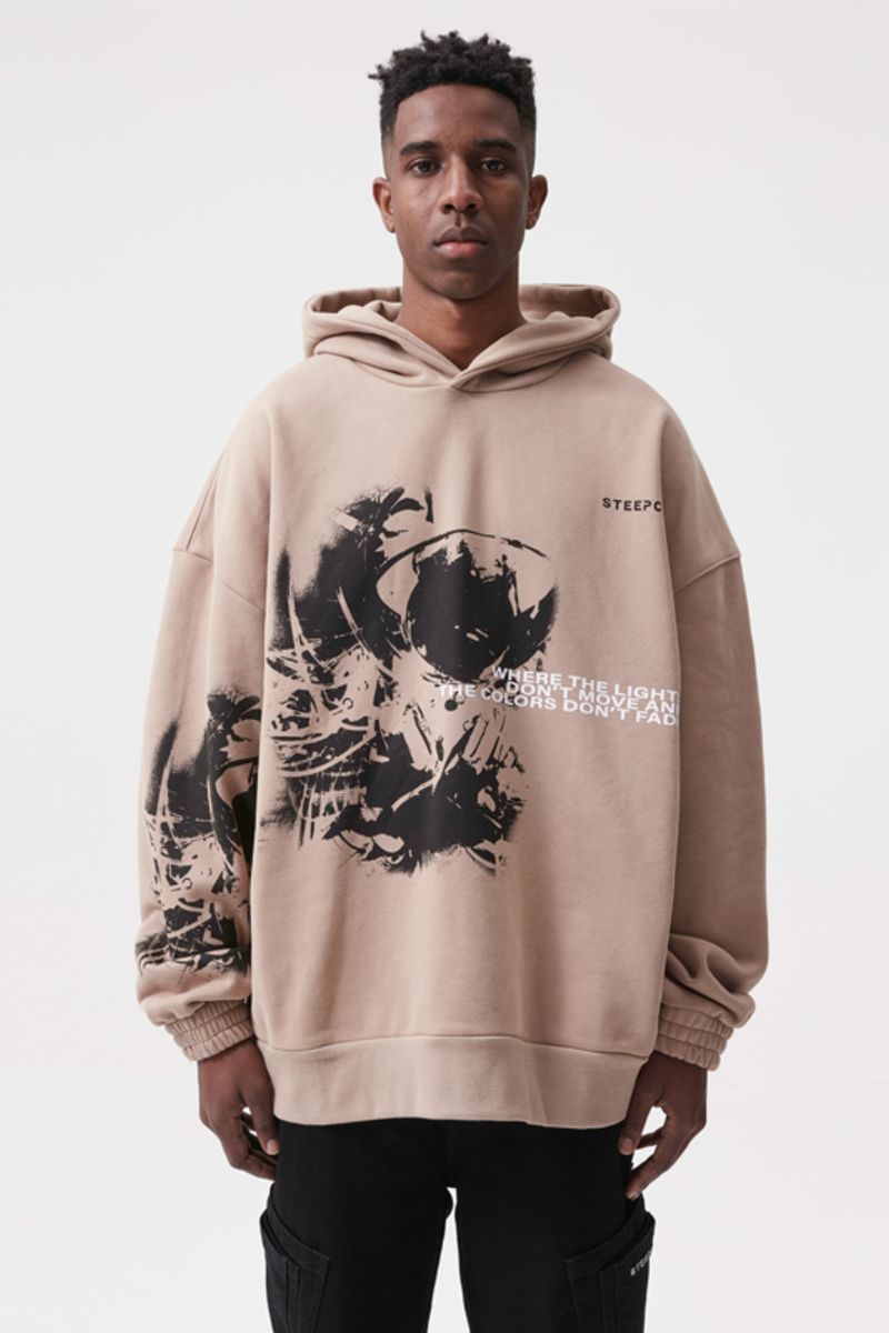 STEEPC Space Printed Hoodie