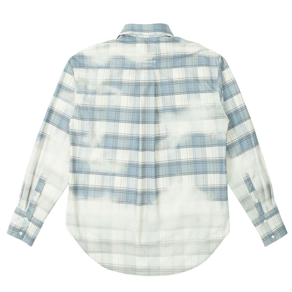Empty Reference Faded Checkered Long Sleeve Shirt