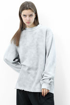 Unknown World Tie Dyed Distressed Sweatshirt