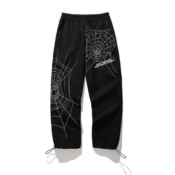 CZ ED Embroidered Spider Web Trousers