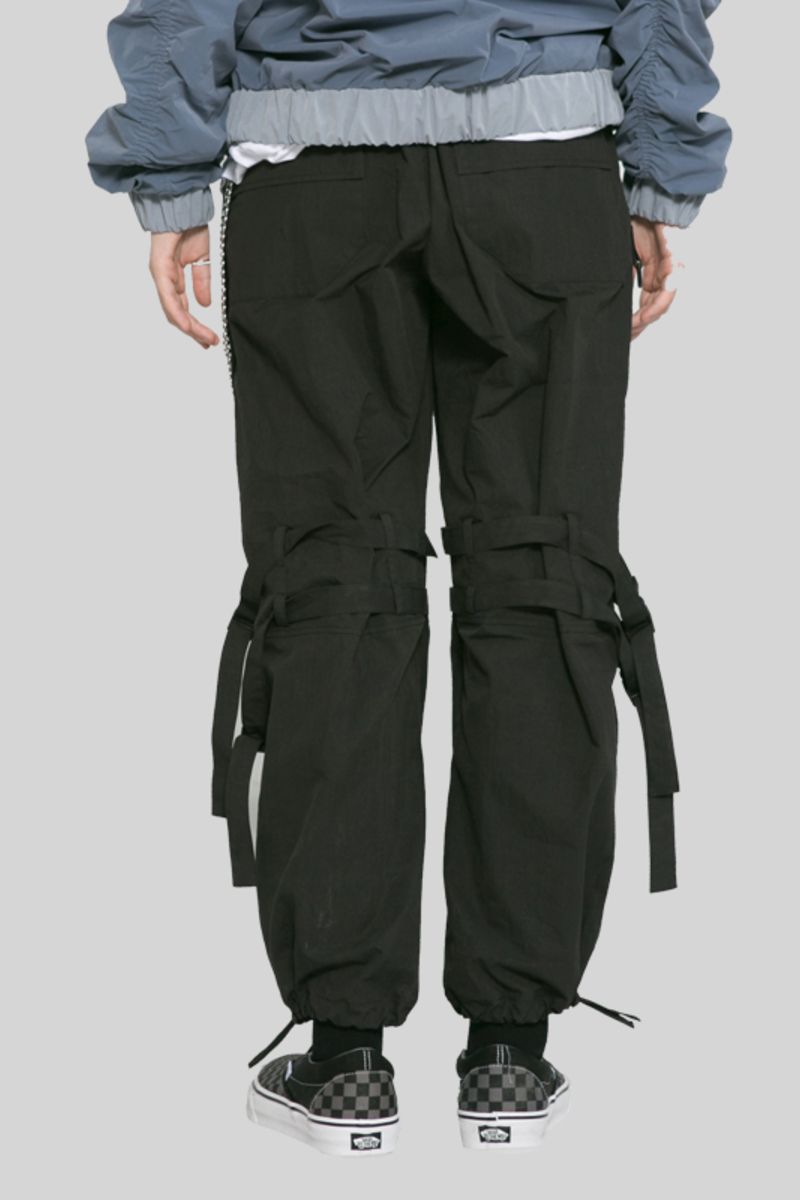 Observer Lab Straps Zipper Nylon Pants