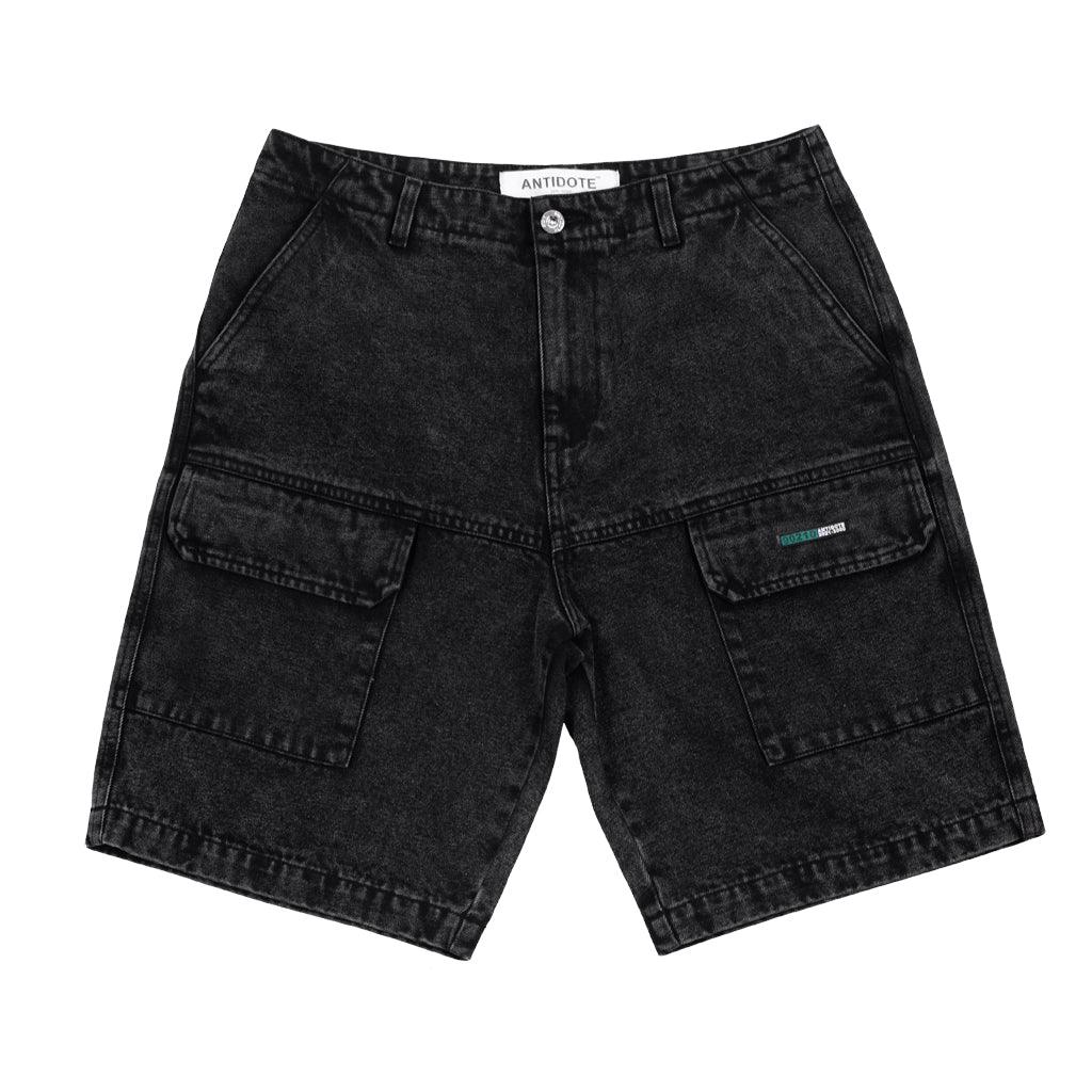 Antidote Washed Retro Jeans Shorts