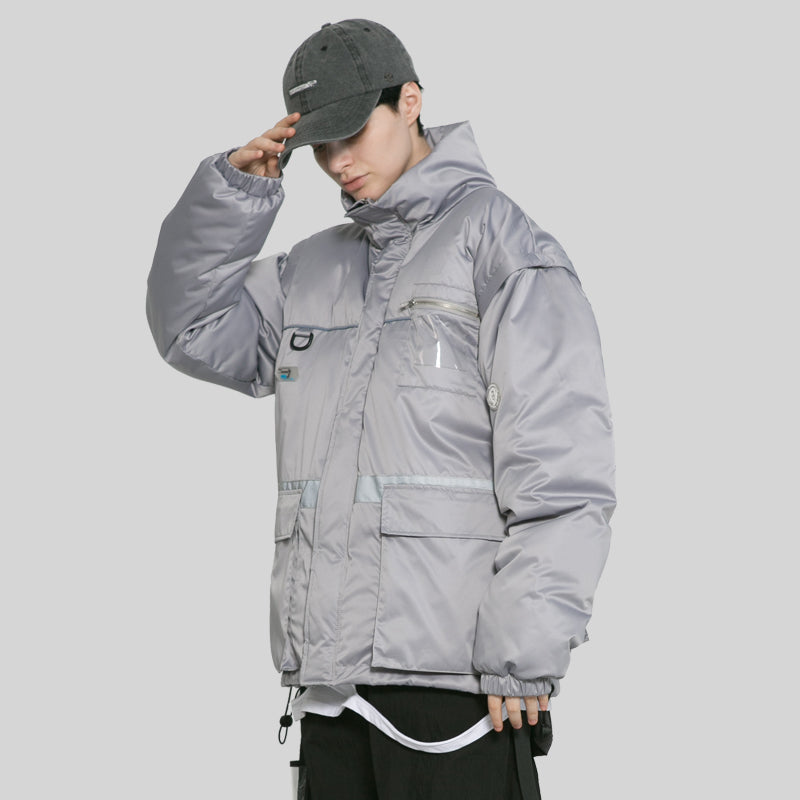 Observer Lab Detachable Sleeves Down Coat