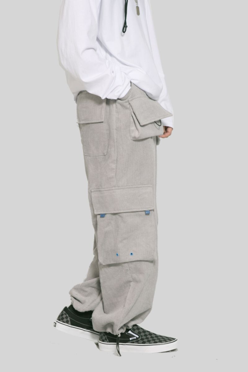 Observer Lab Corduroy Loose Cargo Pants