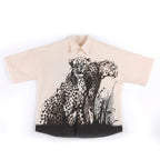 Mix7 Leopard Print Loose S/S Shirt