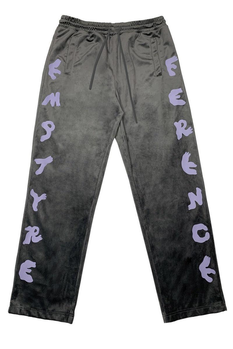 Empty Reference Logo Velvet Pants