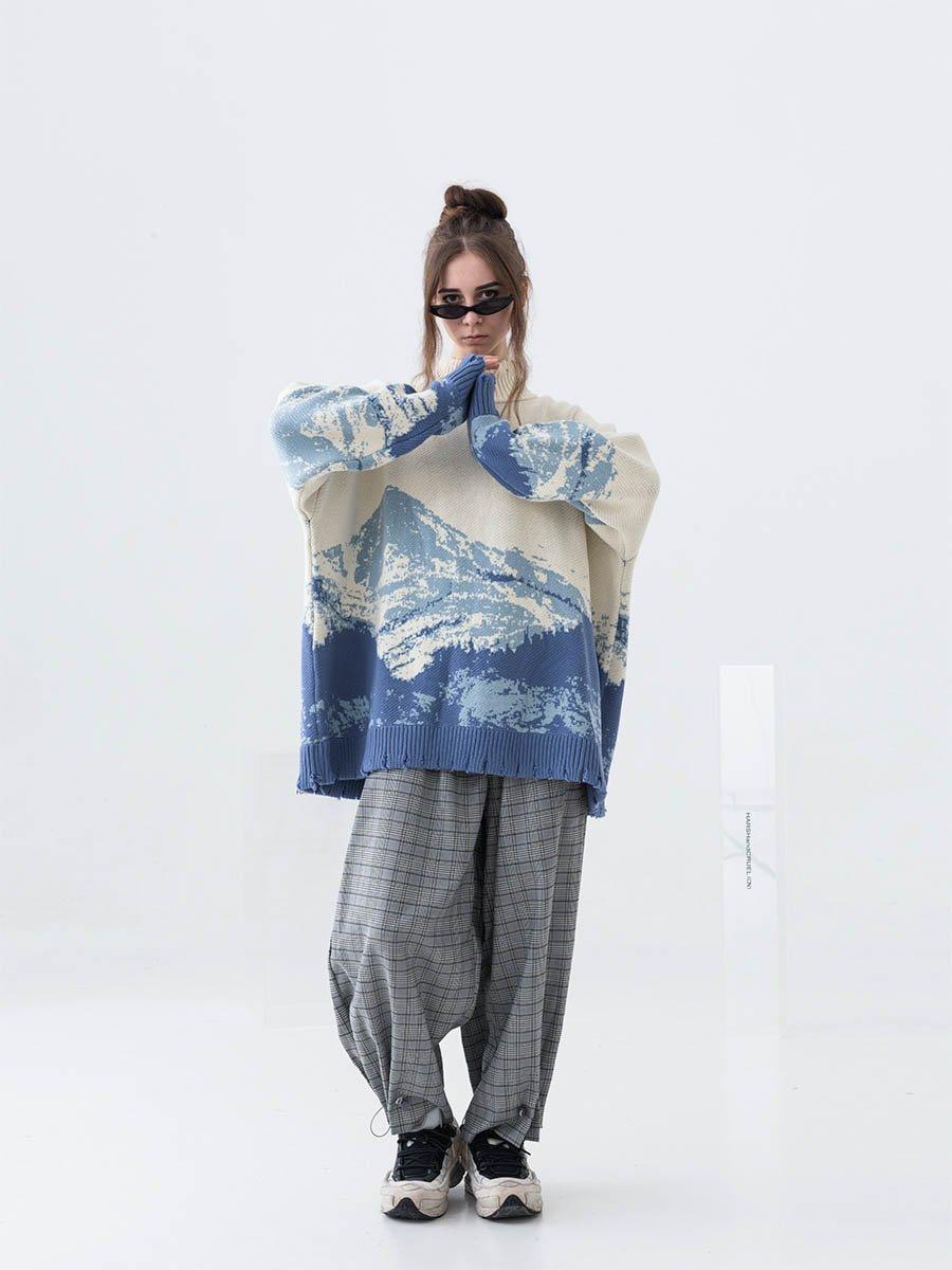 H/C Snow Mountain Ripped Turtleneck - UK Only