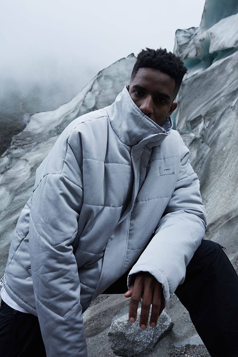 STEEPC Logo Down Cotton Coat