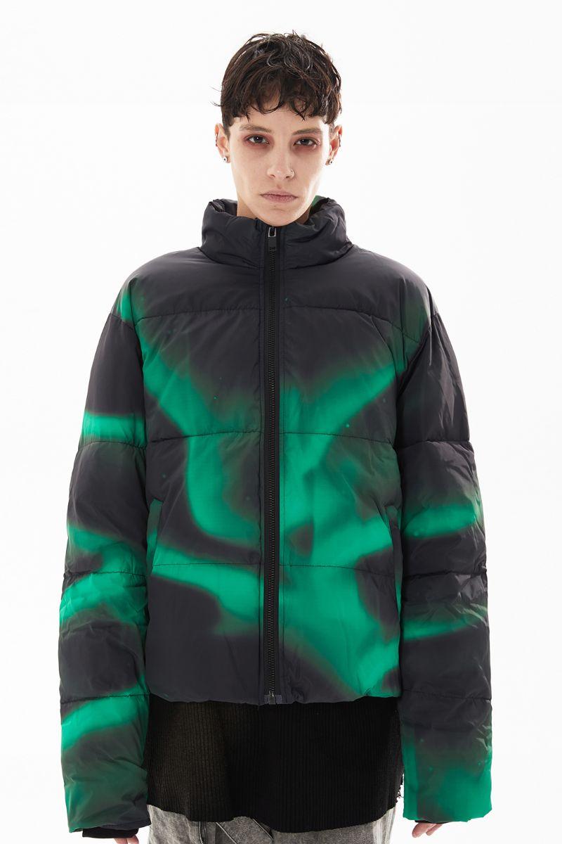 CZ Aurora Borealis Down Puffer Jacket