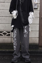 CZ Japanese Painted Straight Trousers