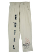 CZ ED Graffiti Straight Trousers