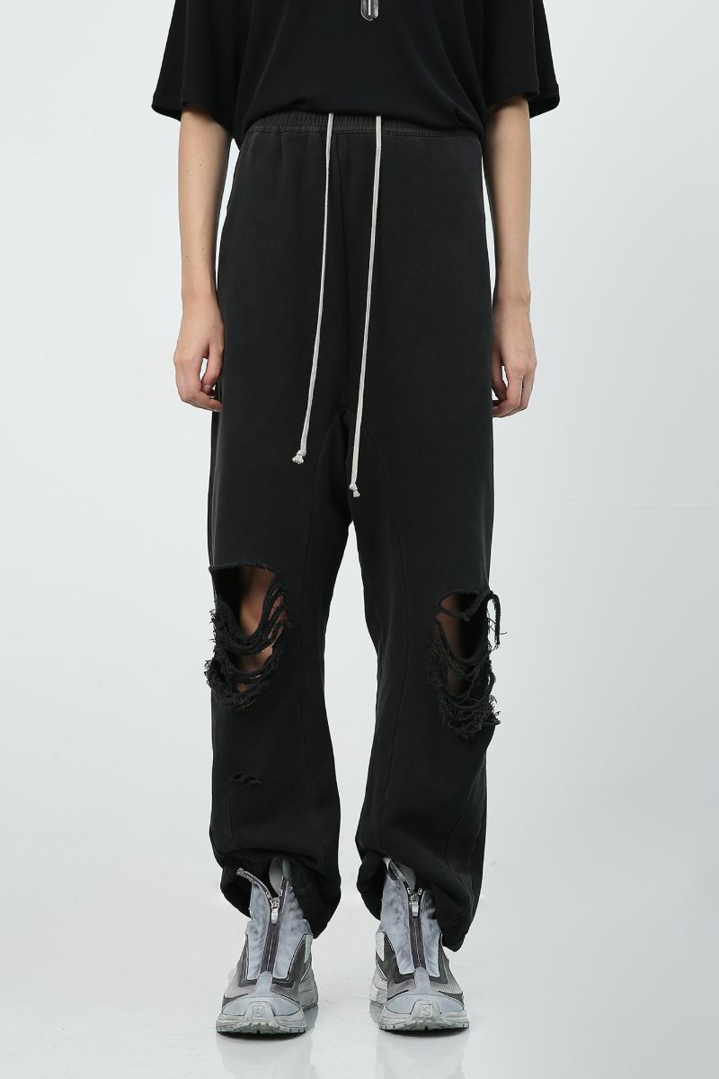 Unknown World Distressed Loose Sweatpants