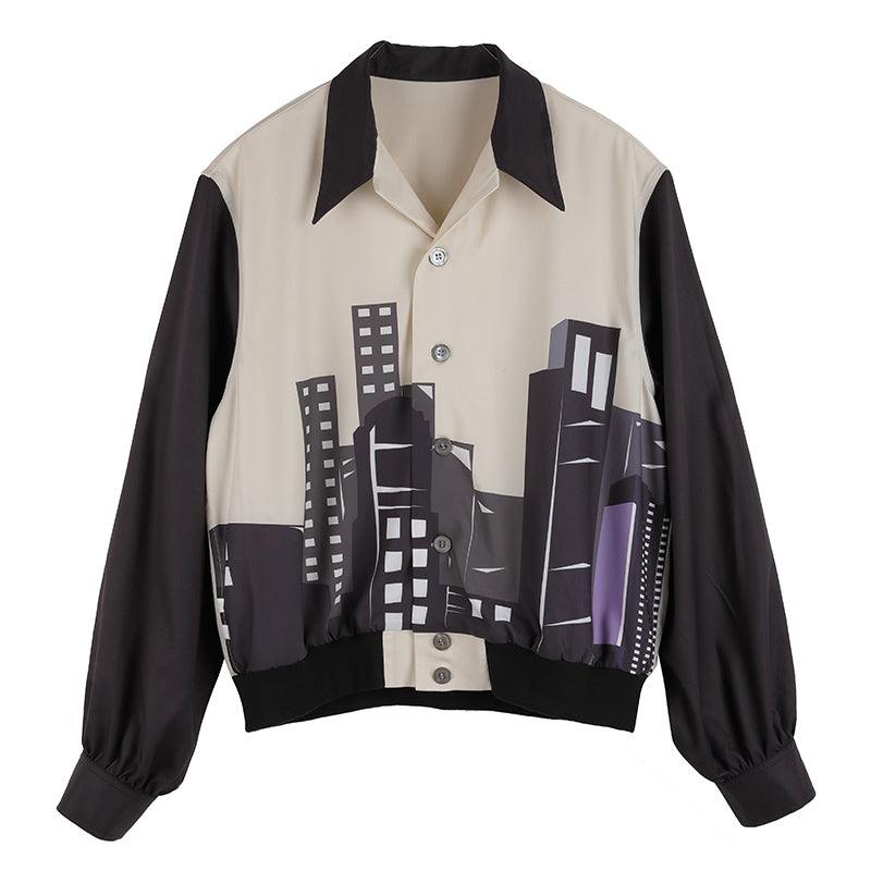 Mix7 Geometric Architectural L/S Shirt