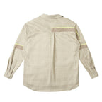 Empty Reference Plaid Khaki L/S Cuban Shirt