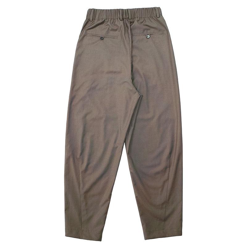 Empty Reference Coffee Loose Suit Trousers