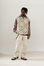 Empty Reference Beige Flowers L/S Shirt