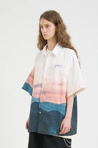 Center of Rotation Sunset Printed S/S Shirt