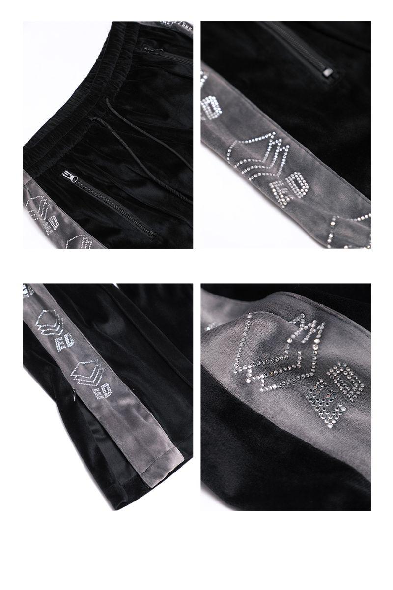 CZ Editorial Department Velvet Track Pants