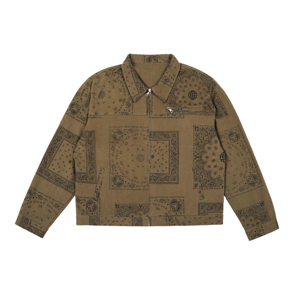 Bandana Loose Print Jacket - EU Only