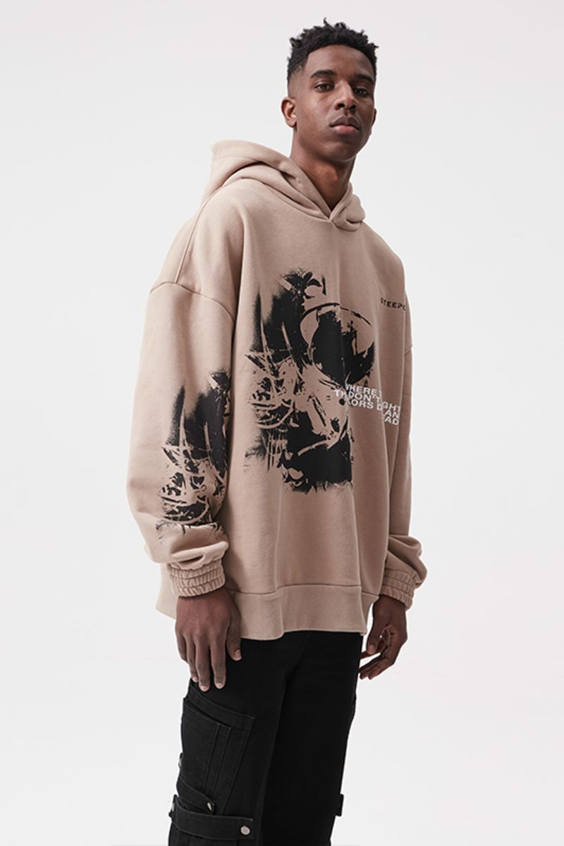STEEPC Space Printed Hoodie