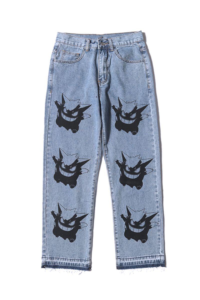 CZ Poke Printed Jeans