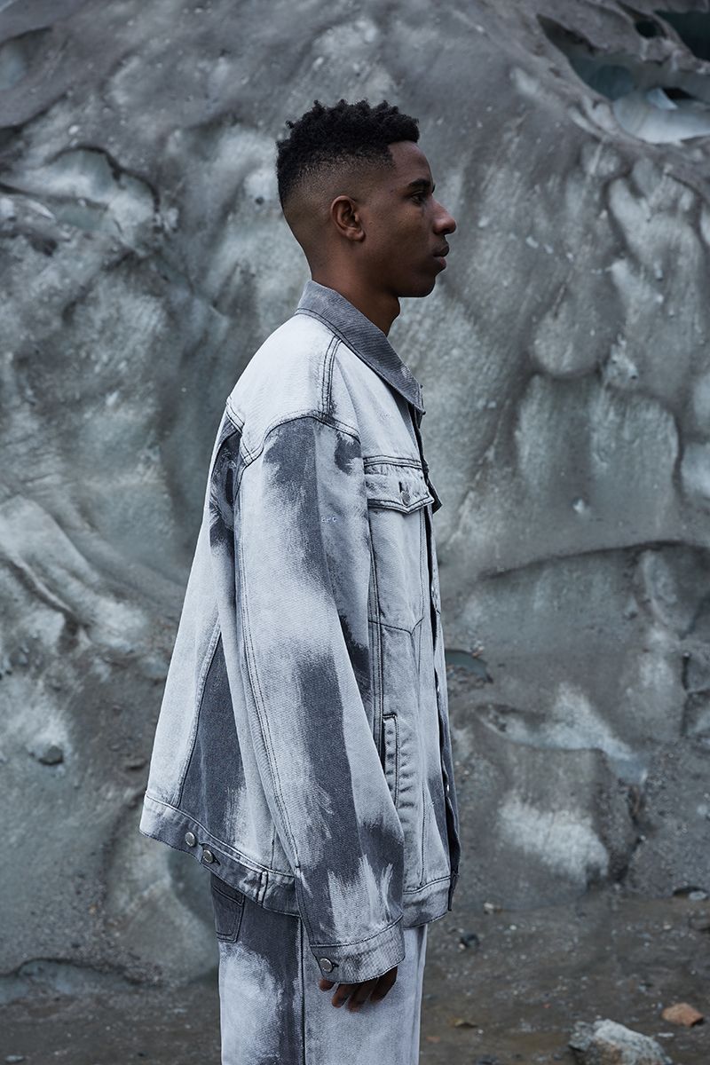 STEEPC Natural Washed Loose Jeans Jacket