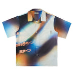 Empty Reference Neon Tokyo Print Cuban Shirt