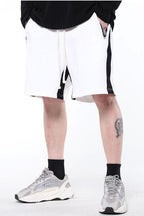 CZ White & Black Track Shorts