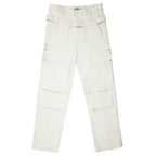 Empty Reference Milky Structure Trousers