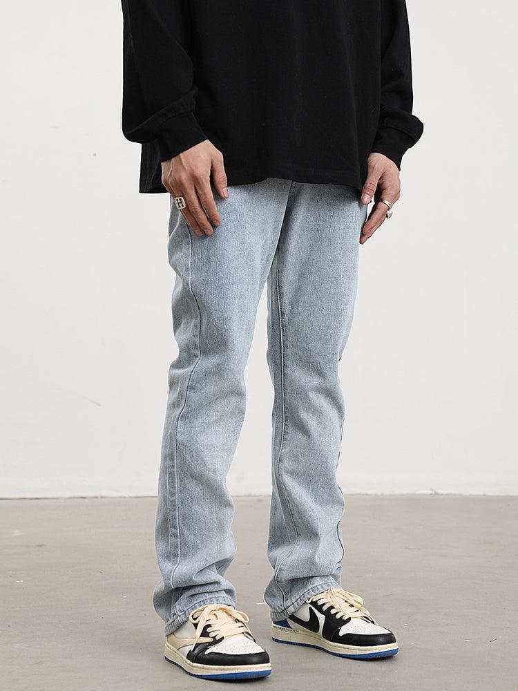CZ Washed Flared Jeans