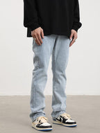 CZ Washed Flared Jeans