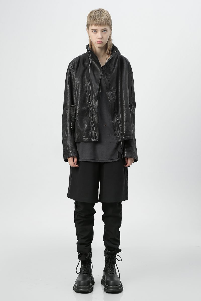 Unknown World FW19 Three Dimensional Leather Jacket