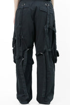 Unknown World Washed Old Removable Pocket Trousers