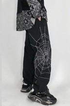 CZ ED Embroidered Spider Web Trousers